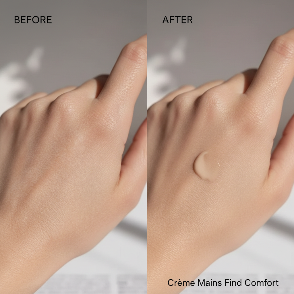 Find Comfort Fragrance Series Crème pour les mains pour tous les types de peau Hydratant et nourrissant Baume parfumé longue durée